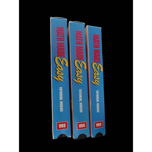 Bundle of VHS tapes Math Made Easy - Picture 1 of 4